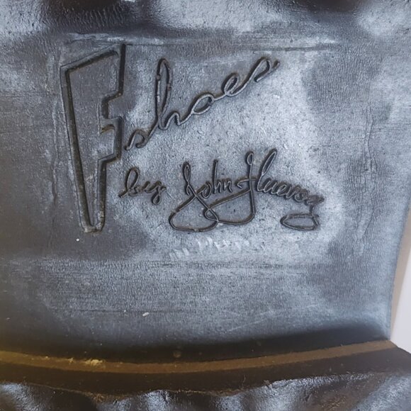 John Fluevog Chelsea-style Multicolor Leather Ankle Boots - Picture 5 of 8